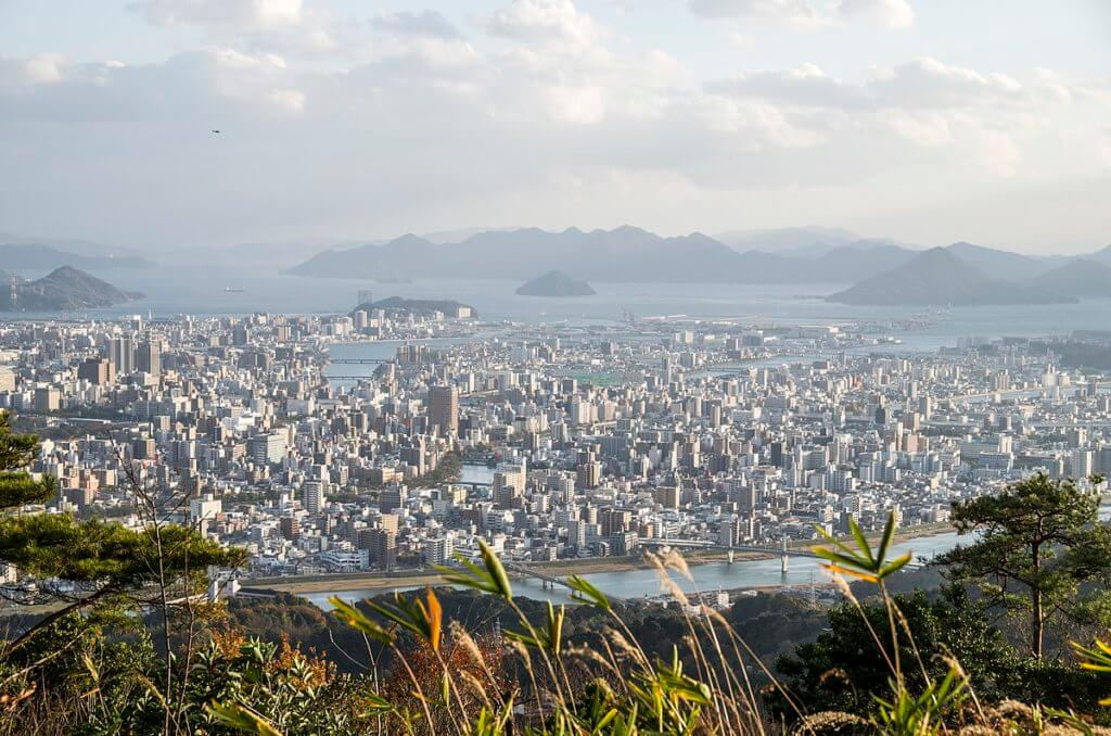 広島市街地の俯瞰