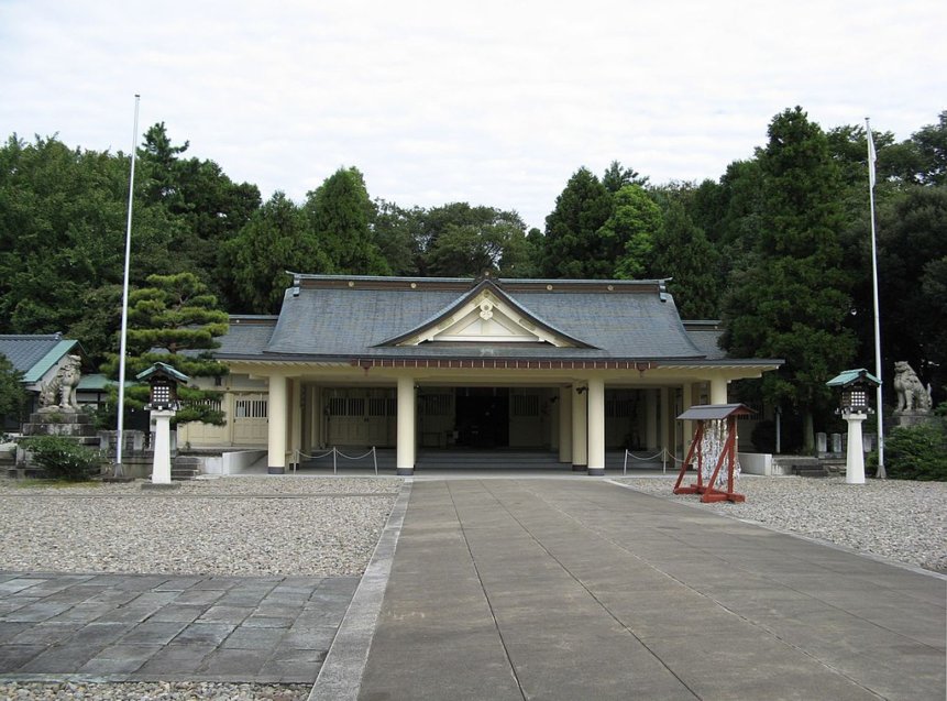 福井縣護國神社の拝殿