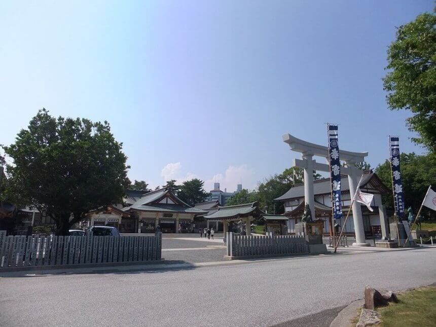 廣島護國神社の境内