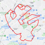 カエル公園のかえる（東京都東村山市）のGPSアート