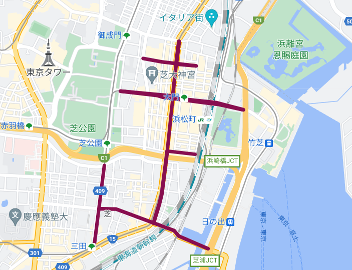 「走」東京タワー