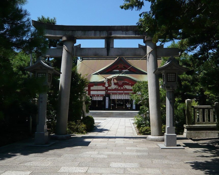 日枝神社の境内