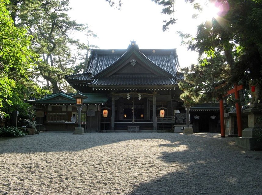 安宅住吉神社の拝殿