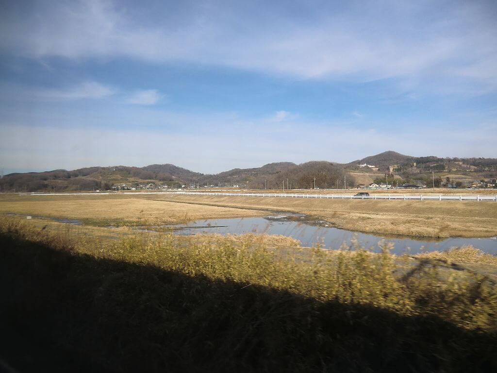 東武桐生線の車窓から眺める太田市