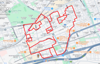 敏馬神社の馬（兵庫県神戸市灘区）のGPSアート