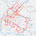 鳥取東照宮の馬（鳥取県鳥取市）のGPSアート