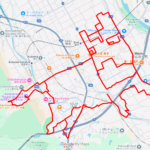 金刀比羅宮の馬（香川県琴平町）のGPSアート