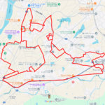 宇佐神宮の馬（大分県宇佐市）のGPSアート