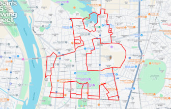 宮崎神宮の馬（宮崎県宮崎市）のGPSアート