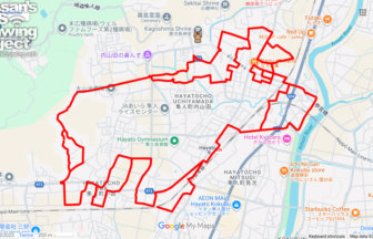 鹿児島神宮の馬（鹿児島県霧島市）のGPSアート