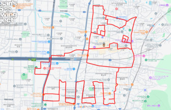 石切劔箭神社の馬（大阪府東大阪市）のGPSアート