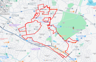 中京競馬場の馬（愛知県豊明市）のGPSアート