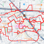 福島区の鬼（大阪府大阪市福島区）のGPSアート