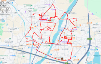 福崎町の鬼（兵庫県福崎町）のGPSアート