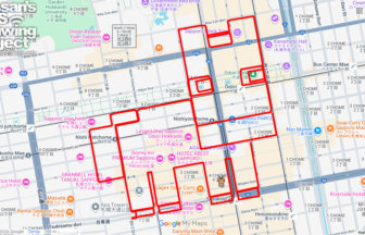 ウインズ札幌の馬（北海道札幌市中央区）のGPSアート