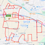 ウインズ津軽の馬（青森県田舎館村）のGPSアート