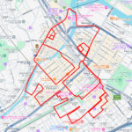 ウインズ横浜の馬（神奈川県横浜市中区）のGPSアート