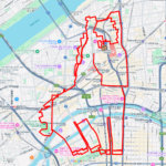 ウインズ梅田の馬（大阪府大阪市北区）のGPSアート