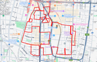 ウインズ難波の馬（大阪府大阪市浪速区）のGPSアート