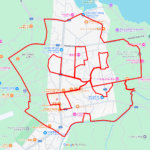 八丈島のさくら（東京都八丈町）のGPSアート