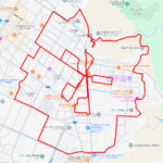 城山公園のさくら（鹿児島県霧島市）のGPSアート