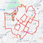 桐生が岡動物園のさくら（群馬県桐生市）のGPSアート