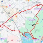 上野動物園のライチョウ（東京都台東区）のGPSアート