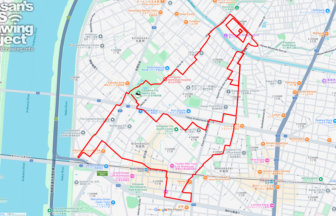 江戸川区自然動物園のライチョウ（東京都江戸川区）のGPSアート