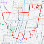 篠ノ井のライチョウ（長野県長野市）のGPSアート