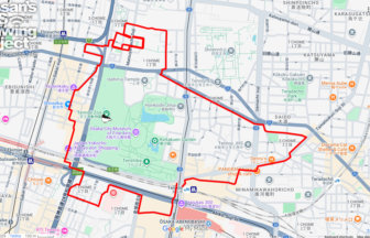 天王寺動物園のライチョウ（大阪府大阪市天王寺区）のGPSアート