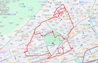 神戸市立王子動物園のライチョウ（兵庫県神戸市灘区）のGPSアート